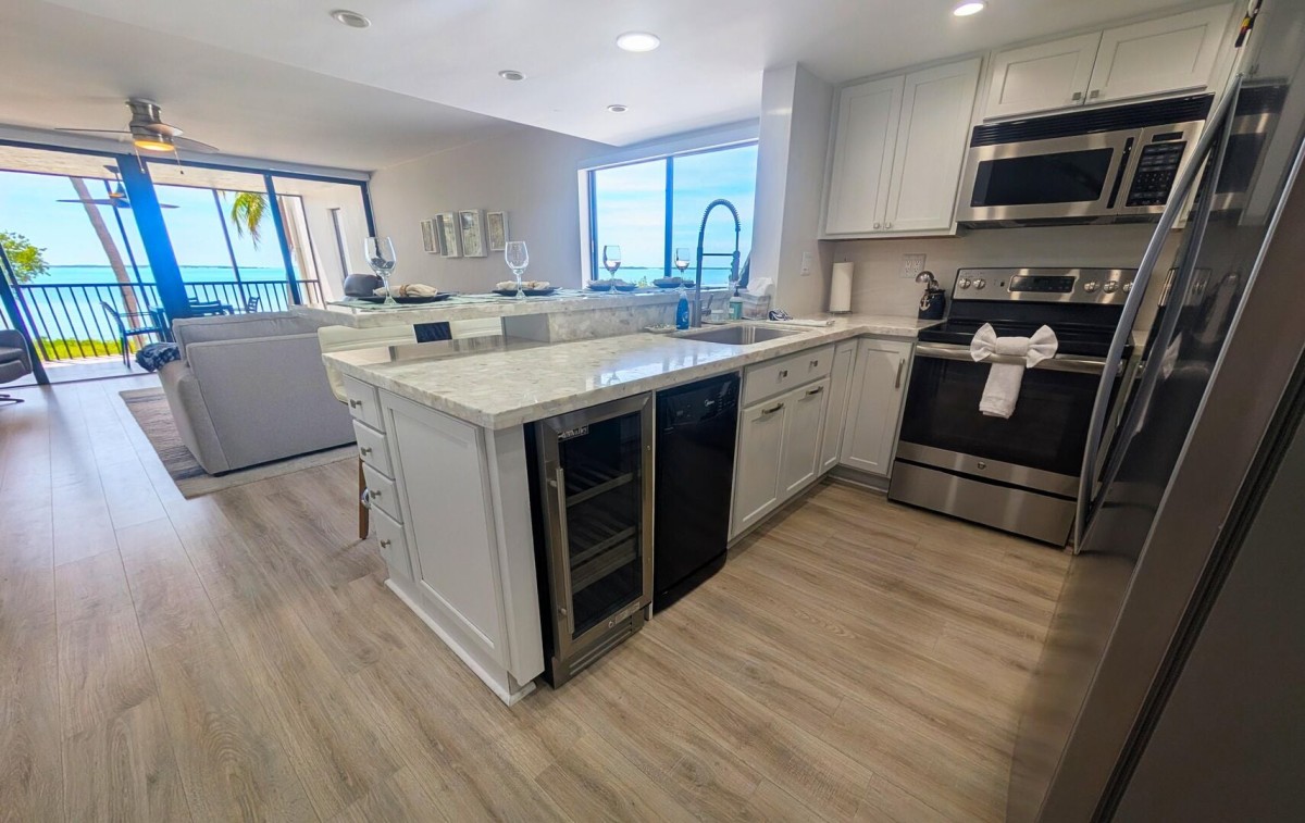 Kitchen and Living Room